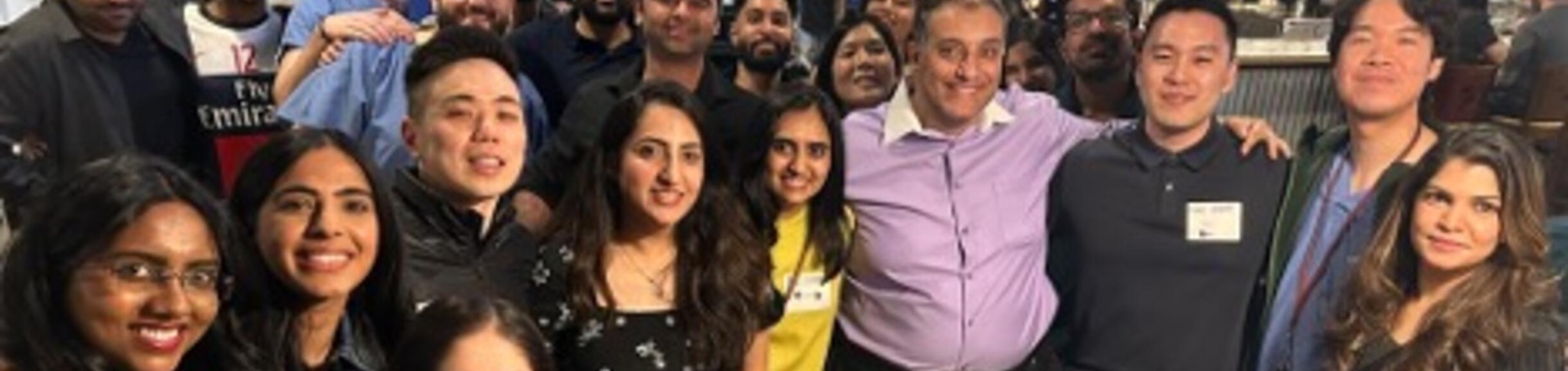 residents at a wellness event